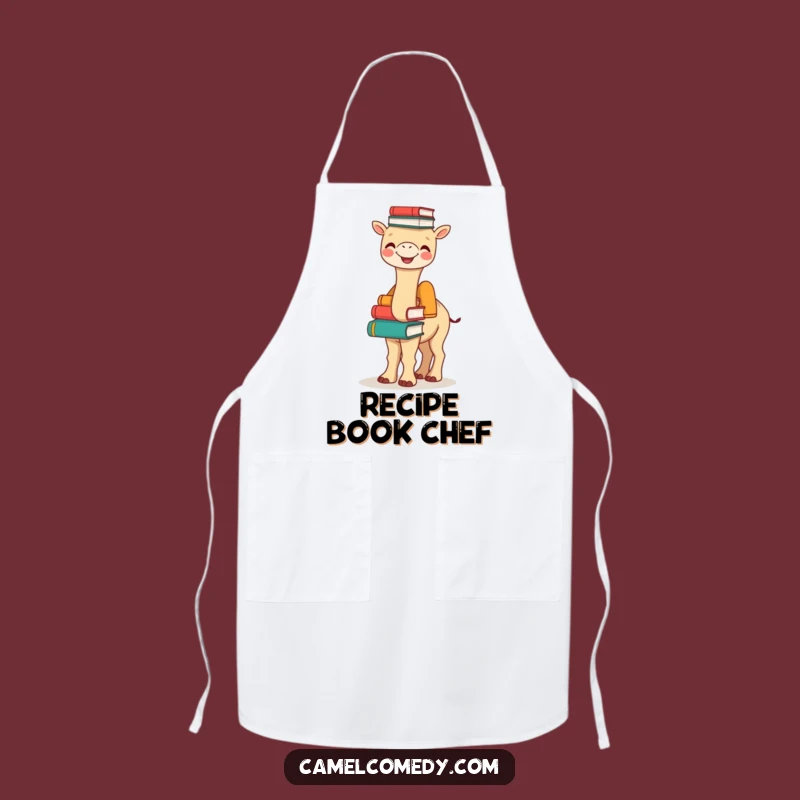 Funny Bookish Camel Apron - Joyful Hump Stack, Hilarious Cook