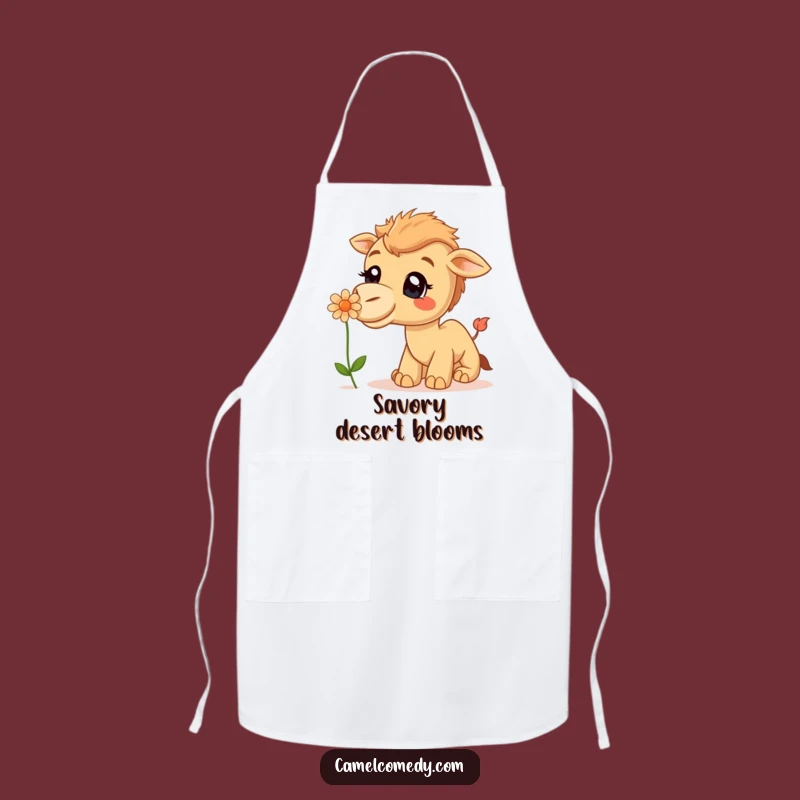 Funny Curious Camel Apron - Cook with Desert Cheer, Great Gift