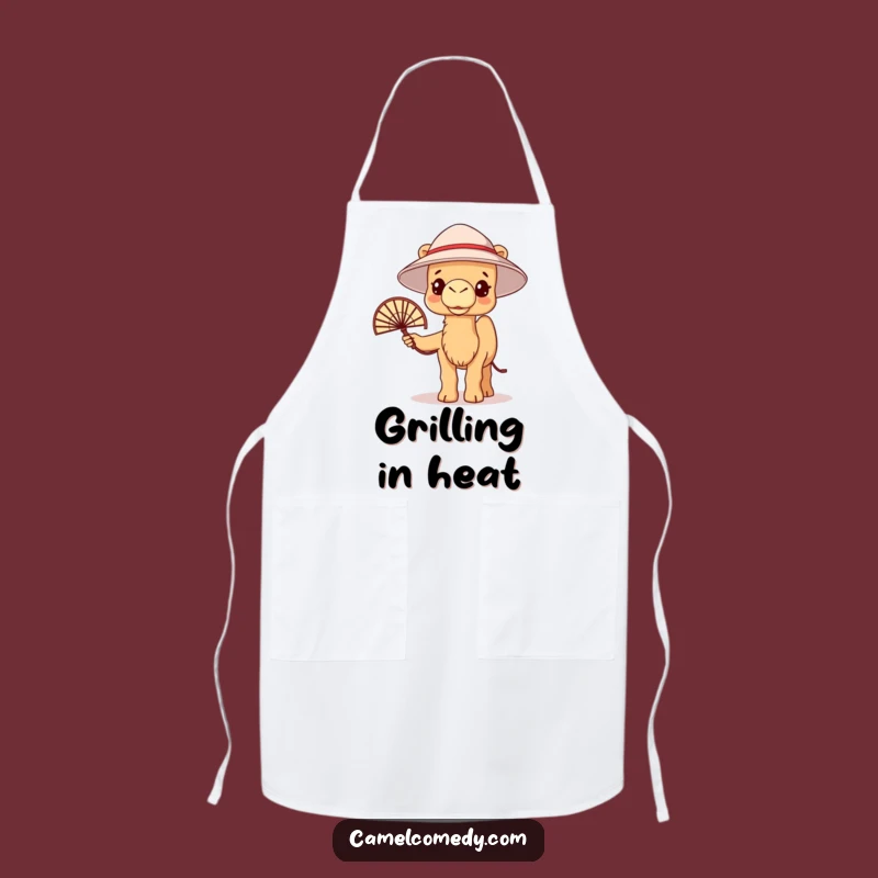 Funny Kawaii Camel Summer Apron: Keep Cool and Cook with Humor