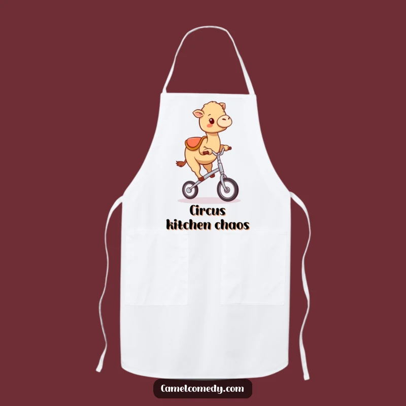 Funny Kawaii Camel Unicycle Apron: Add Wobbles to Your Kitchen Fun