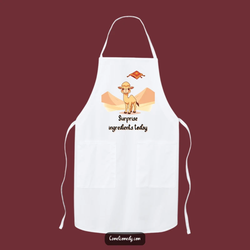 Funny Surprised Camel Apron: Kitchen Magic for Whimsical Cooks