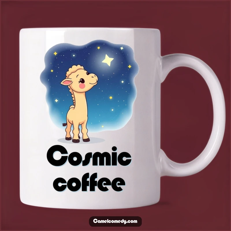 Funny Whimsical Camel Starry Night Mug: Wonder Gift For Dreamers