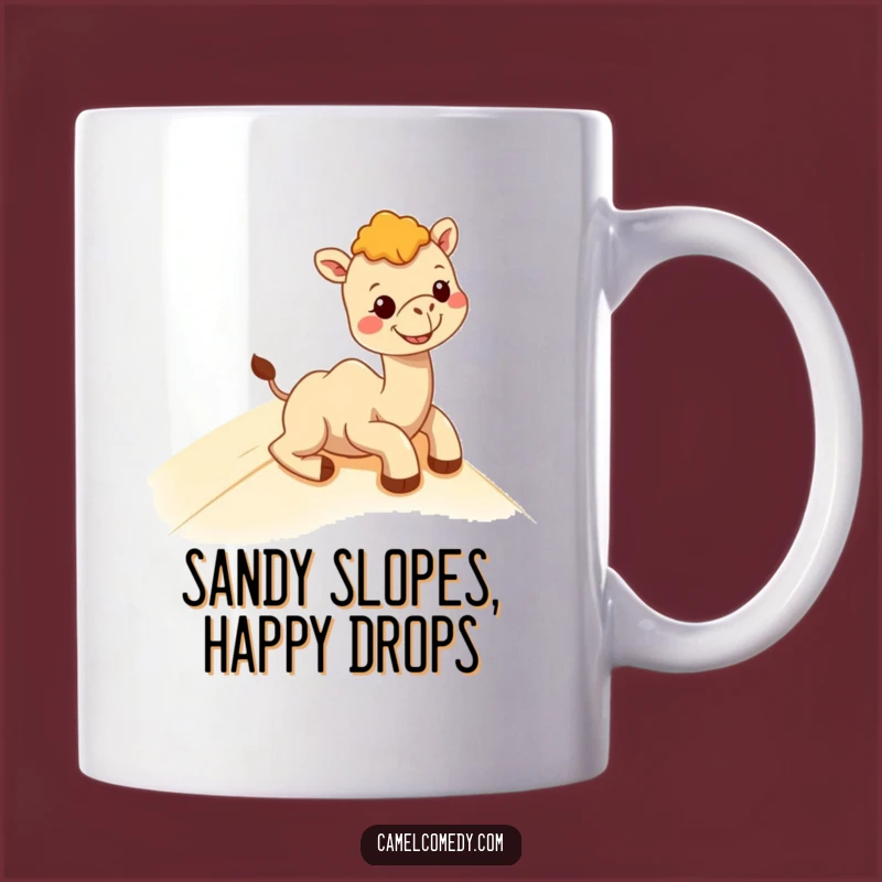 Funny Kawaii Camel Dune Slide Mug: A Hilarious Gift for Desert Lovers