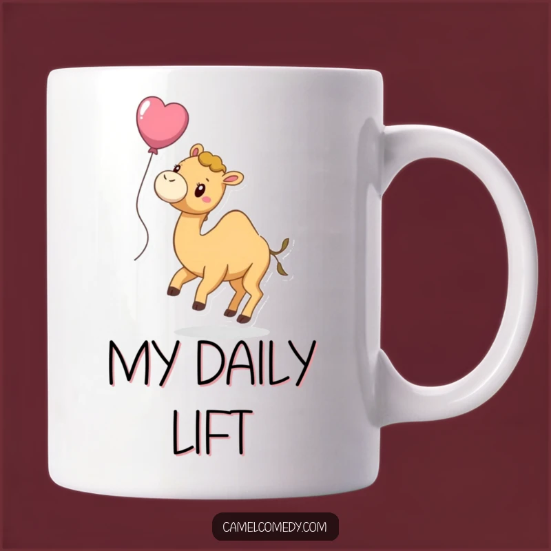 Funny Playful Camel Balloon Mug - Whimsical & Fun Design, Perfect Funny Gift!