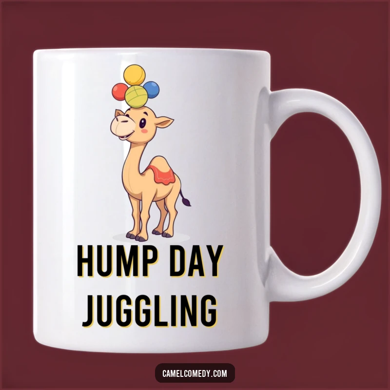 Funny Juggling Camel Mug - Hilarious Camel Gift for Circus Lovers