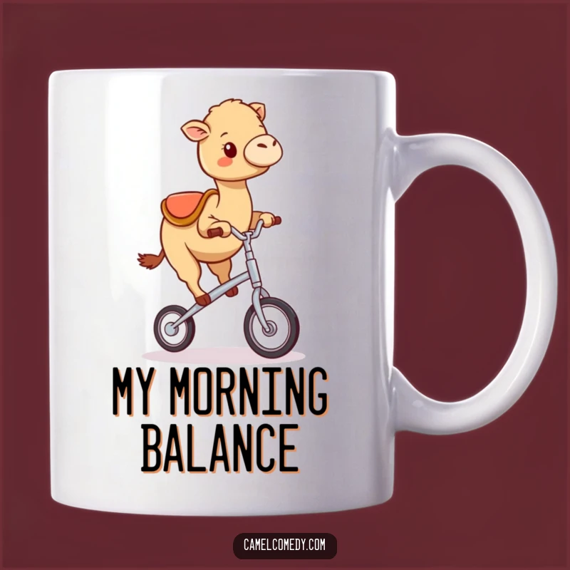 Funny Kawaii Camel Unicycle Mug: Hilarious Wobbles Make for a Perfect Gift