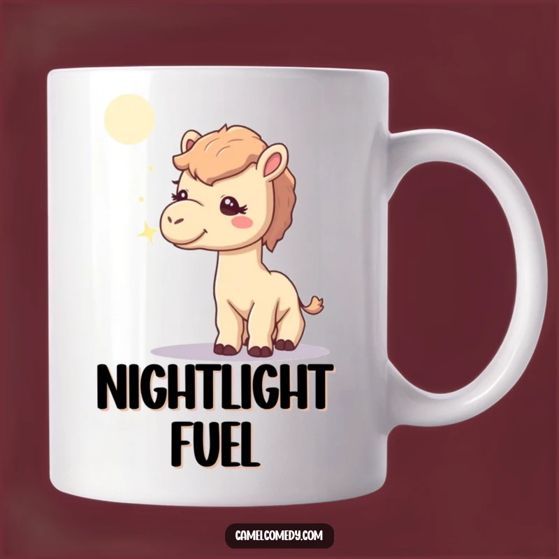 Funny Curious Camel Mug Gift: Sniffing Moonbeam For Coffee Lovers