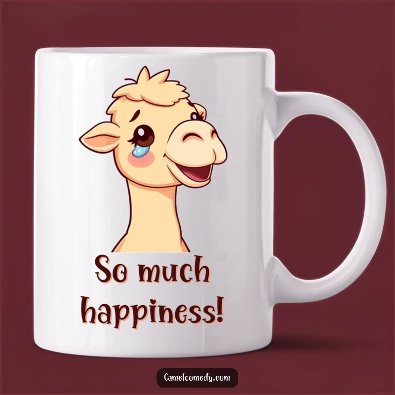 Funny Delighted Camel Tear Mug - Heartwarming & Humorous Gift