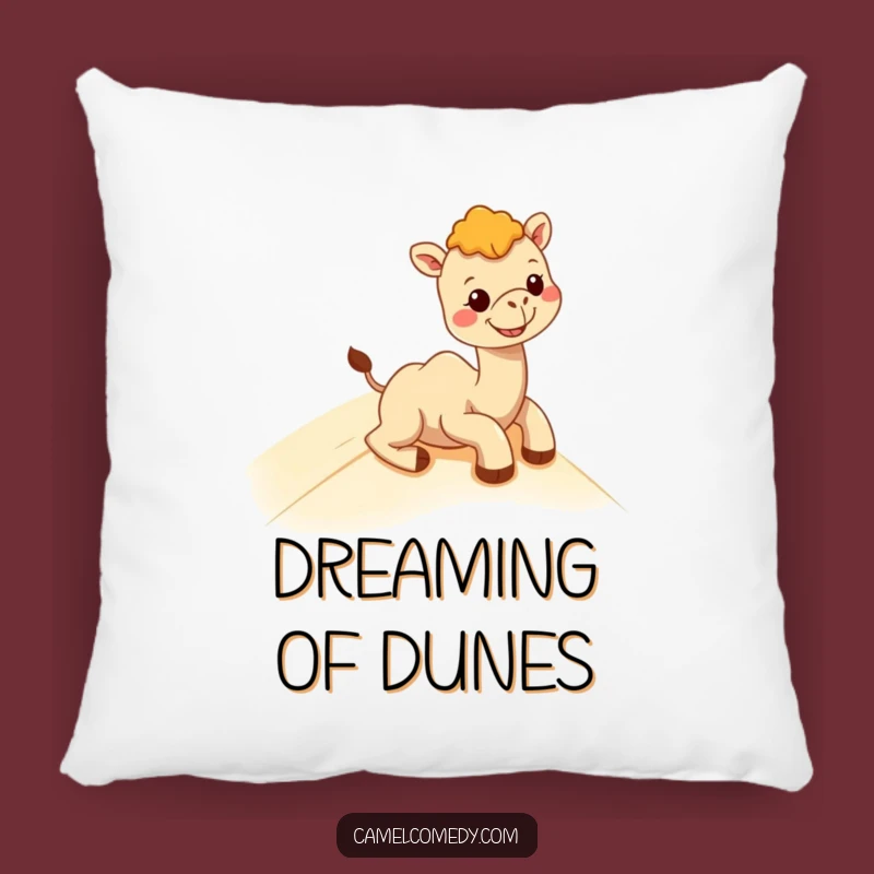 Funny Kawaii Camel Pillow: Snuggle Up with Desert Grins and Cozy Comfort