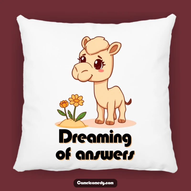 Funny Bewildered Camel Pillow - Soft Surprise Cushion, Hilarious Comfort Gift