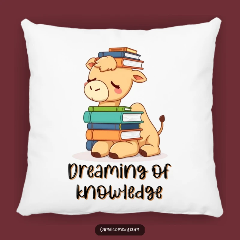 Funny Camel Book Balance Pillow - Cozy Nap Pillow, Wonderful Funny Gift!