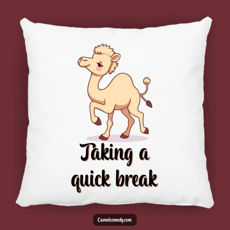 Funny Camel Prance Pillow: Soft, Hilarious Comfort, Perfect Funny Gift