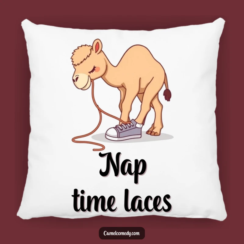 Funny Camel Shoelace Pillow: Hilarious Comfort and Quirky Decor