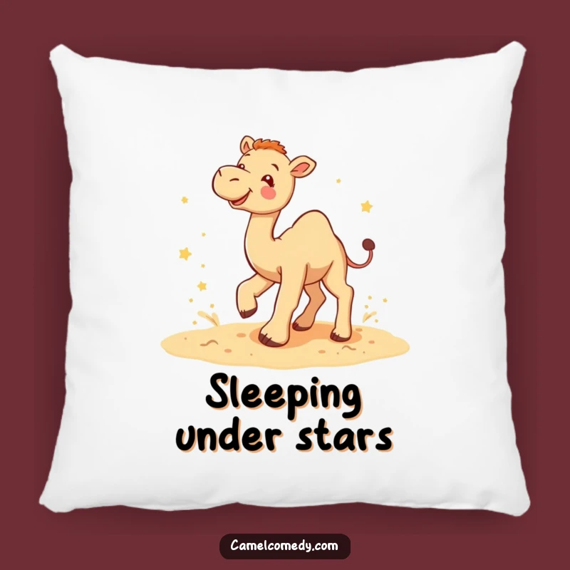 Funny Camel Star Kicker Pillow: Cozy Playful Vibes for Hilarious Comfort