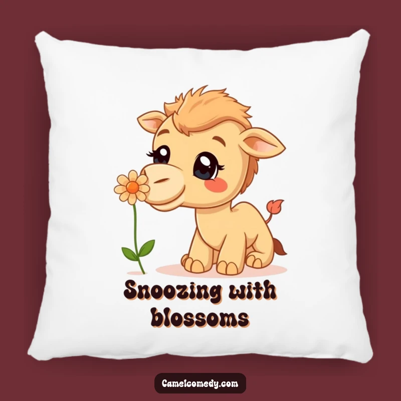 Funny Curious Camel Pillow - Cozy Desert Delight, Perfect Gift Decor