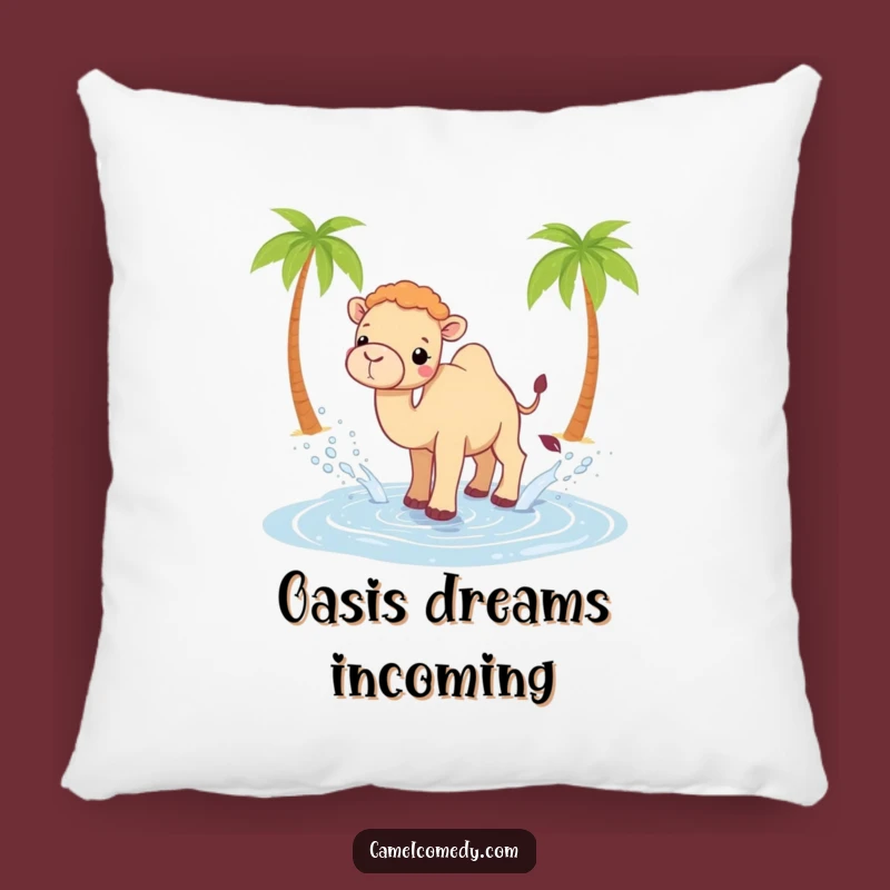 Funny Kawaii Camel Pillow - Cozy Oasis Comfort, Cute Funny Gift!