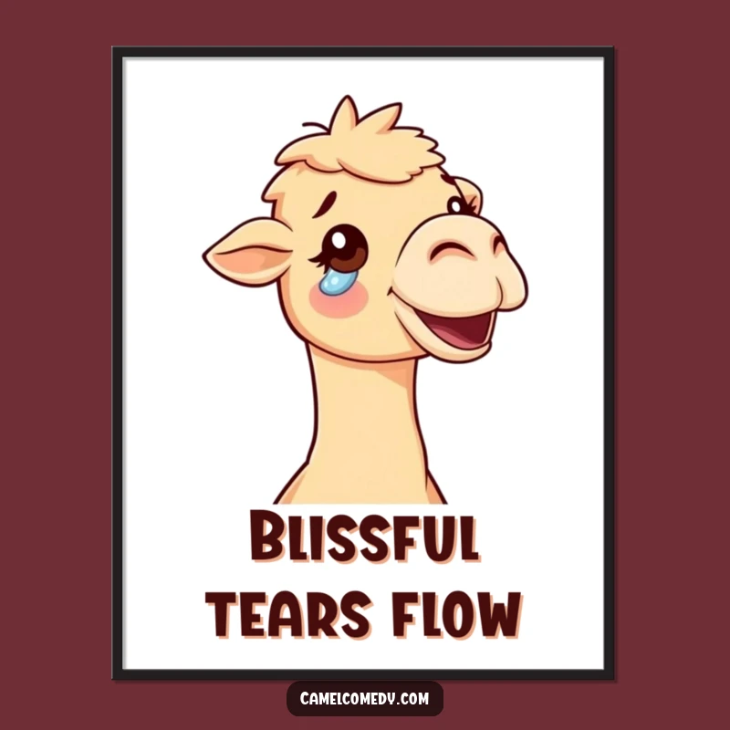 Funny Delighted Camel Digital Art - Instant Emotional Decor