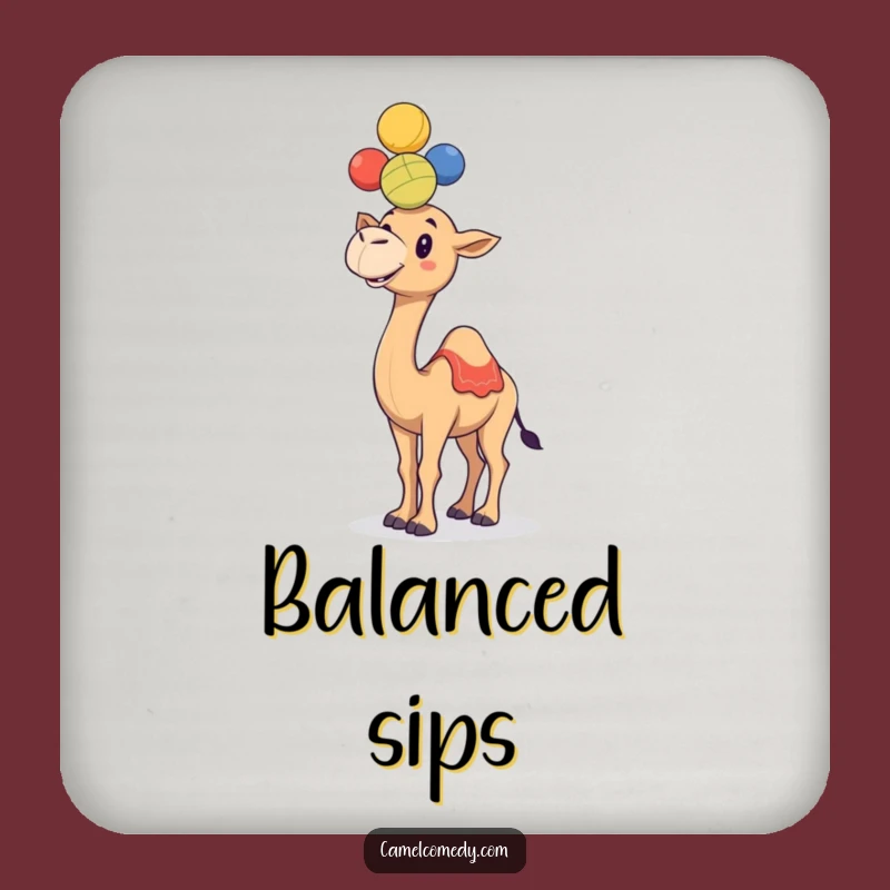 Funny Juggling Camel Coaster - Humorous Camel Protection for Tables