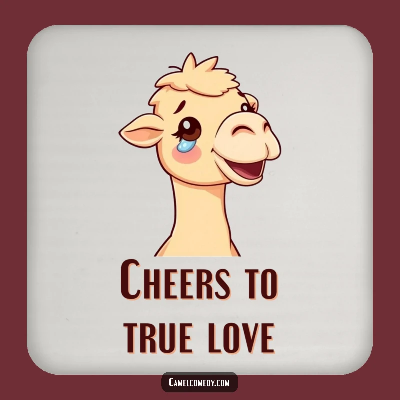 Funny Delighted Camel Coaster - Protect Surfaces with a Smile