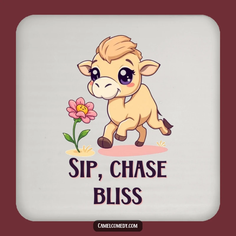 Funny Chasing Camel Coaster - Playful Camel Protection for Tables