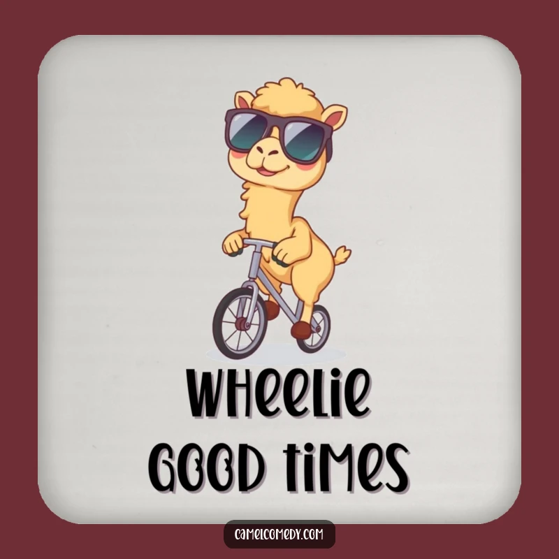 Funny Kawaii Camel Unicycle Coaster - Hilarious Camel Table Protection Gift