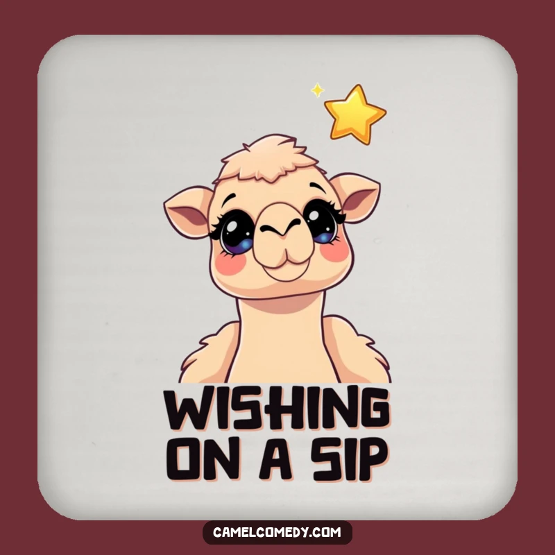 Funny Camel Star Coaster: Hilarious Protection, Perfect Funny Gift