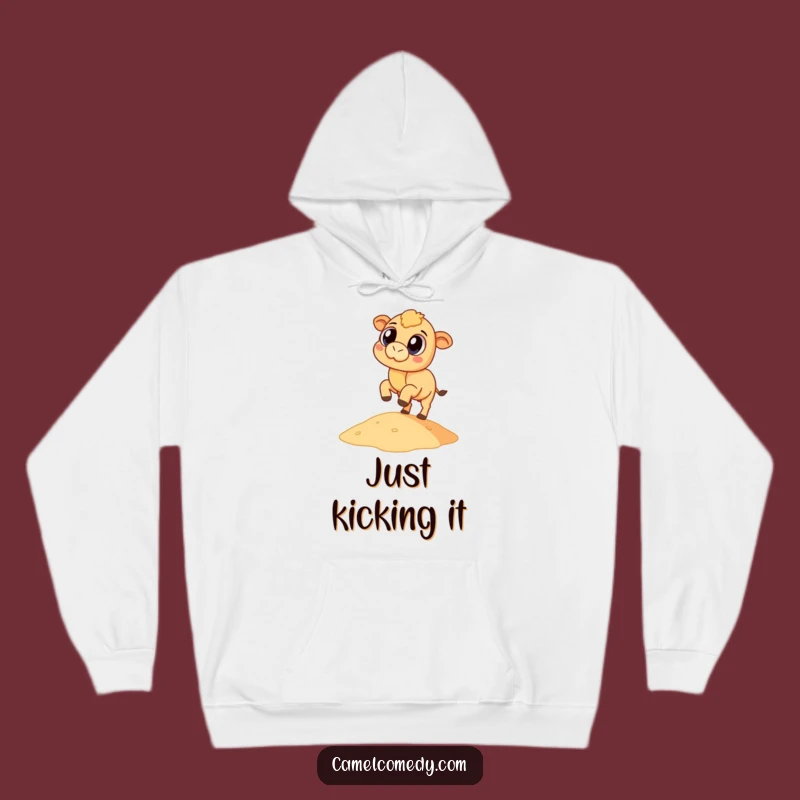 Funny Camel Sand Kicker Hoodie - Cozy & Comical Camel Wear for Gifts