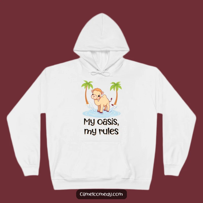 Funny Kawaii Camel Hoodie - Cozy Oasis Fun, Perfect Warm Funny Gift!