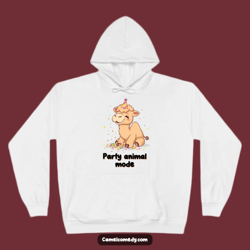 Cozy Funny Camel Party Hoodie: Warmth and Hilarious Merriment