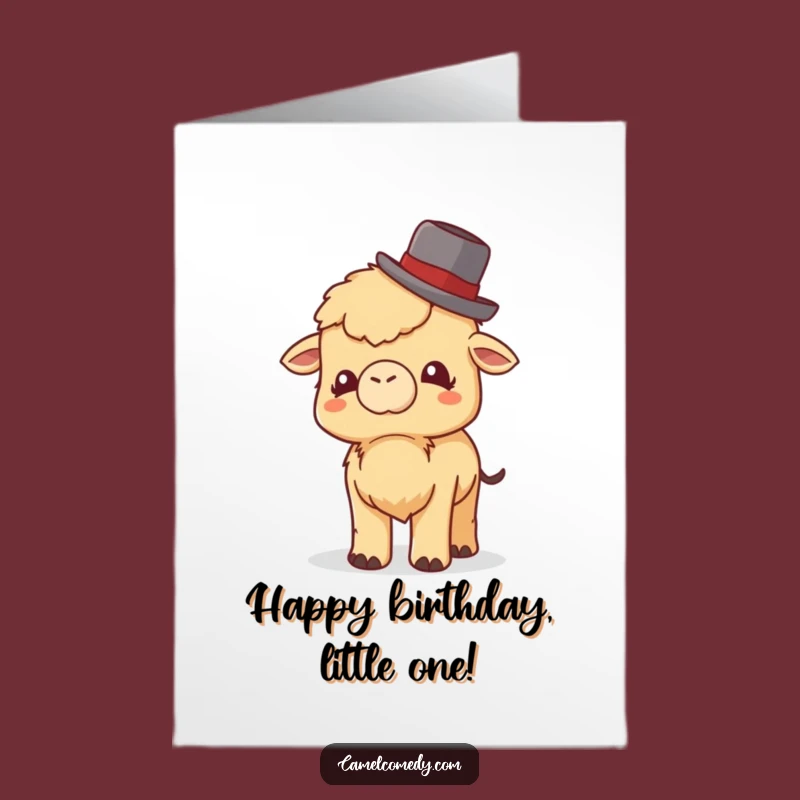 Free Printable Camel Hat Tip Birthday Card: Funny Downloadable Gift for a Dapper Friend