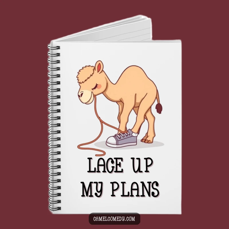 Funny Camel Shoelace Notebook: Hilarious Journal for Quirky Ideas