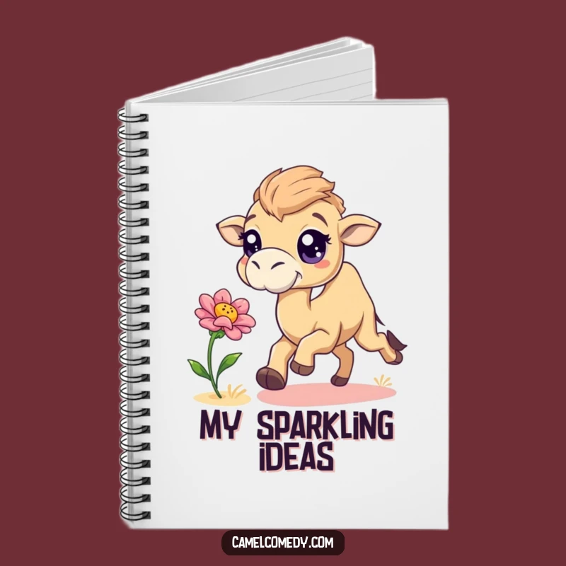 Funny Chasing Camel Notebook - Playful Camel Journal for Notes