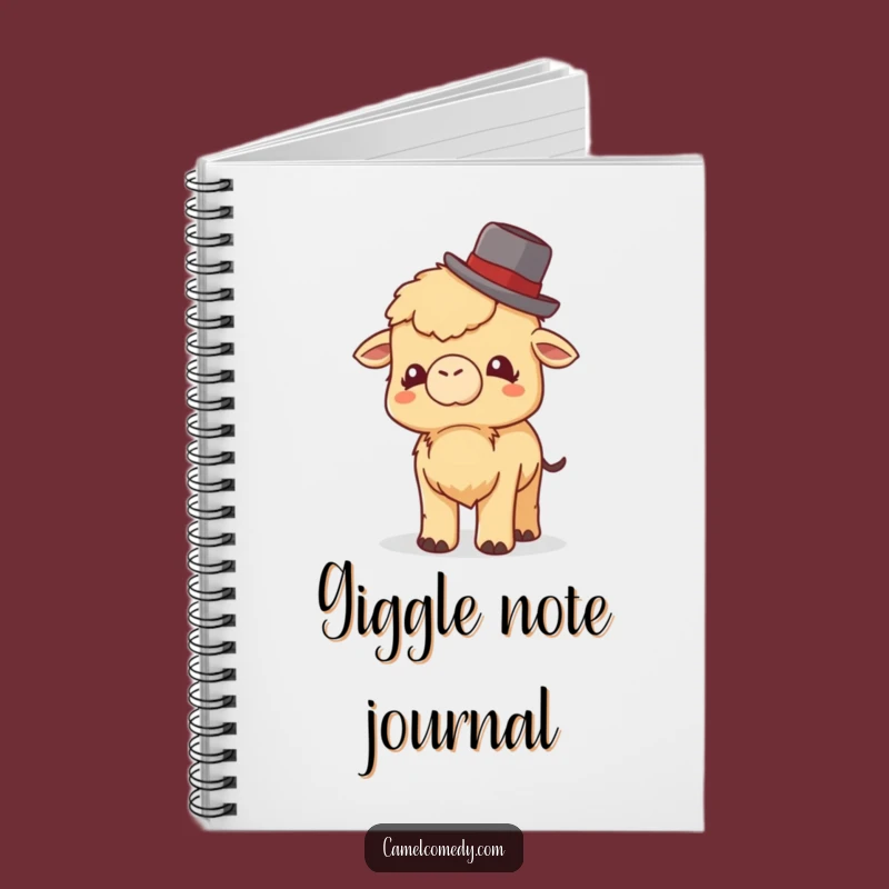 Funny Little Camel Bowler Hat Notebook - Giggle & Jot Down Ideas