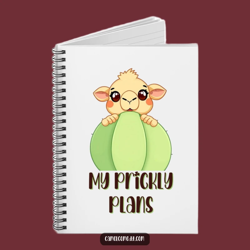 Funny Camel Cactus Notebook: Jot Down Ideas with Desert Surprise Spirit Gift