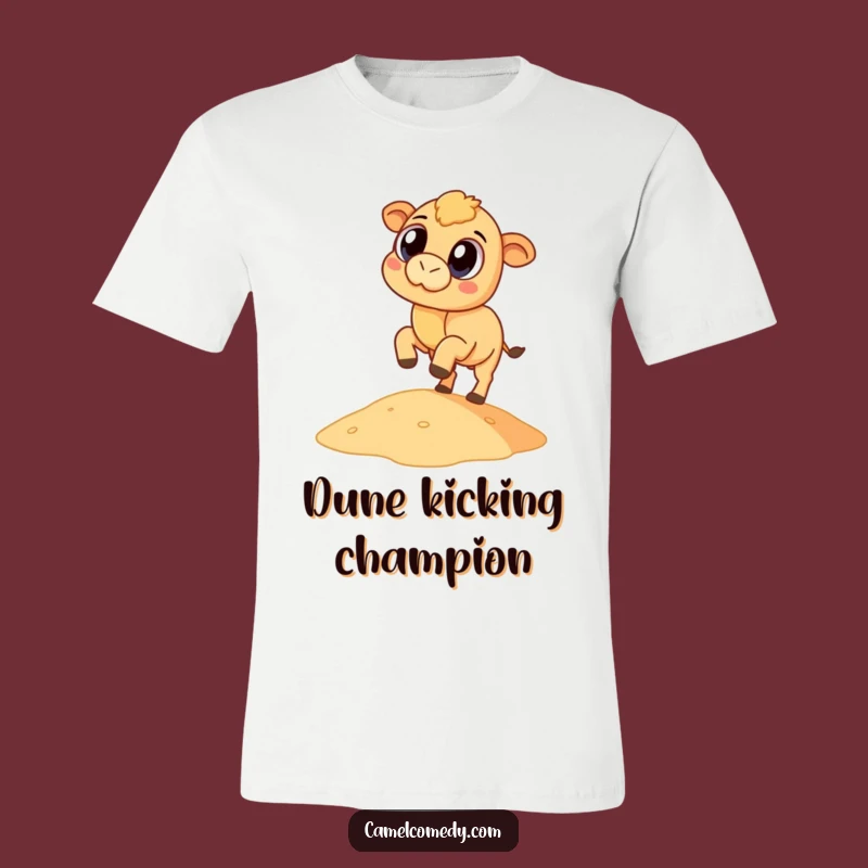 Funny Camel Dune Kicker Tee - Comical Camel Shirt for Humorous Gifts