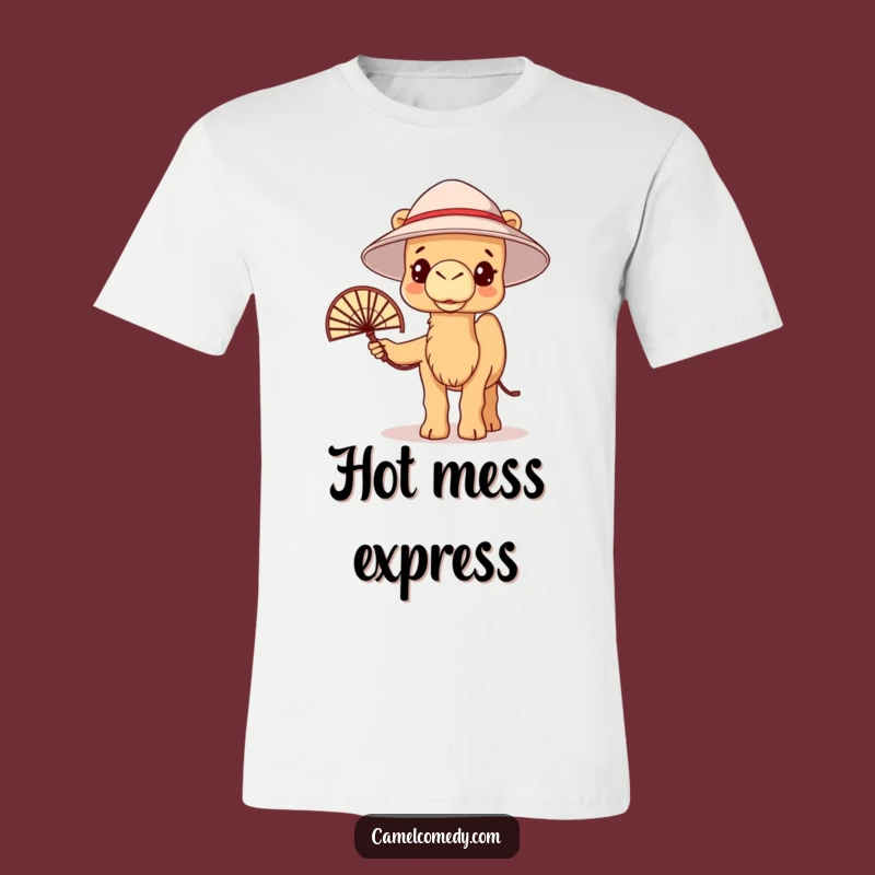 Funny Kawaii Heatwave Camel T-Shirt: Stay Cool and Comfy in Style