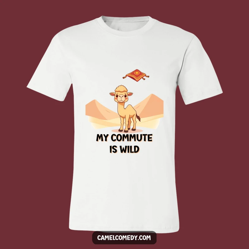 Funny Surprised Camel Shirt: Whimsical Desert Magic Tee for Adventure Fans