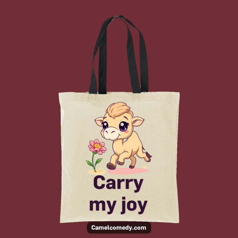 Funny Chasing Camel Tote Bag - Playful Camel Accessory for Gifts