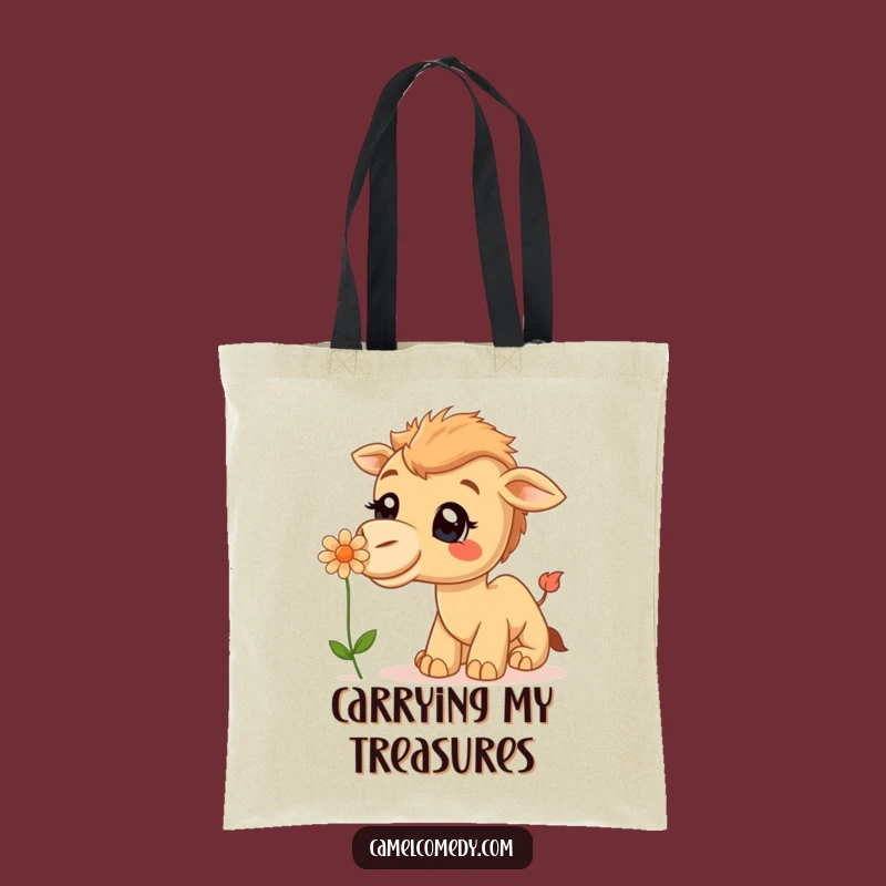 Funny Curious Camel Tote Bag - Carry Desert Smiles, Perfect Quirky Gift