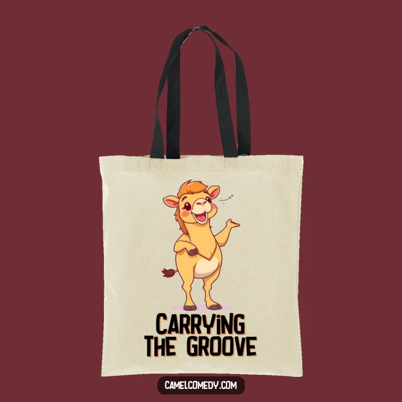 Funny Camel Dance Tote Bag - Carry Your Energy & Humor!