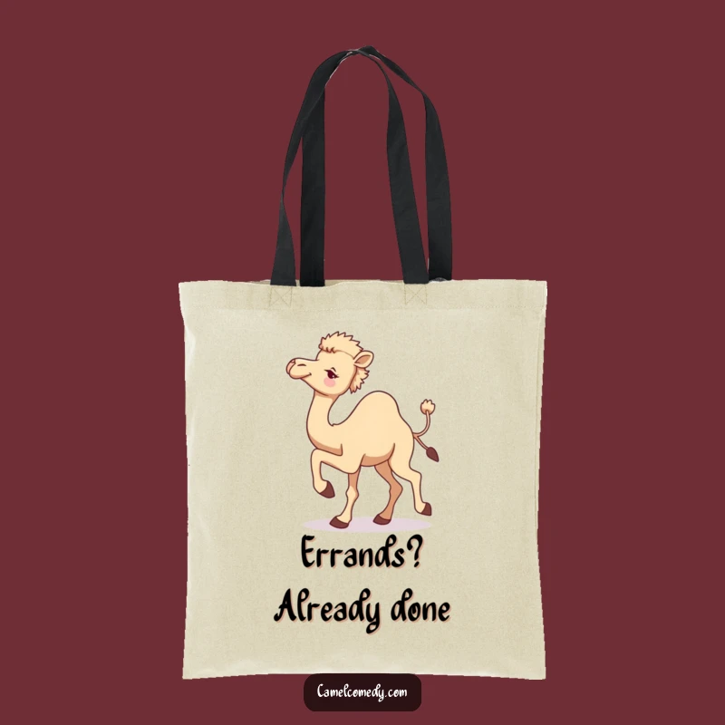 Funny Camel Wink Tote Bag: Hilarious Carry-All, Perfect Funny Gift