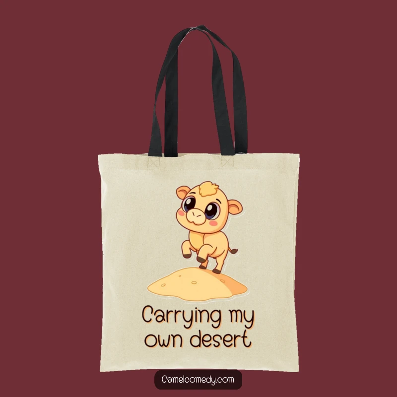 Funny Camel Dune Kicker Tote Bag - Humorous Camel Accessory for Gifts