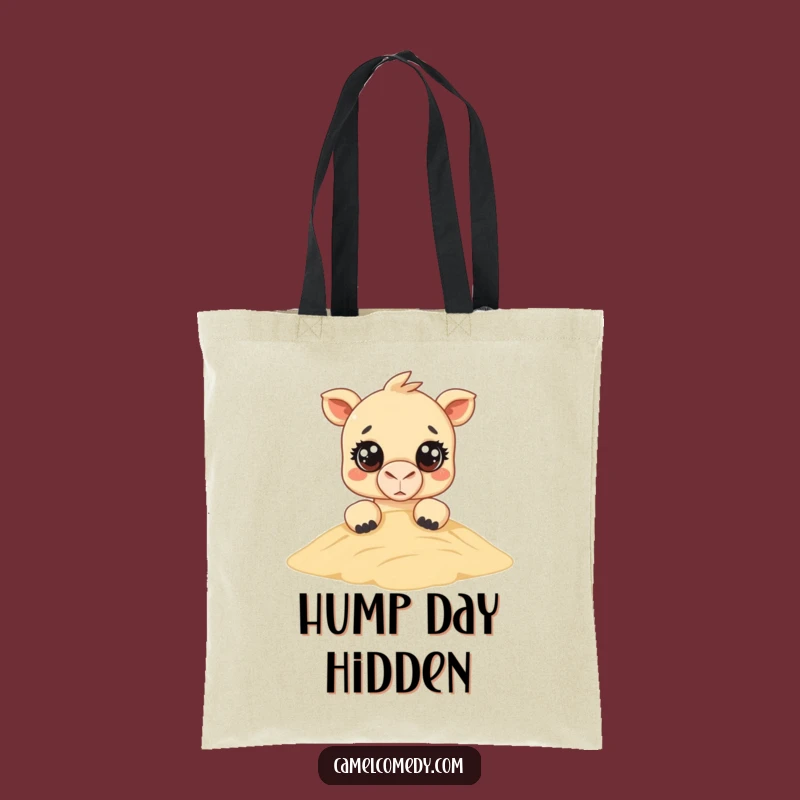 Funny Kawaii Camel Peeking Tote Bag - Adorable & Practical Desert Carry-All