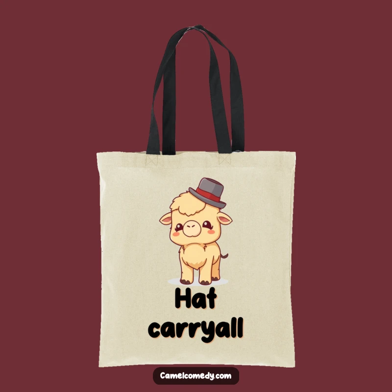 Funny Little Camel Bowler Hat Tote Bag - Giggle & Go Accessory